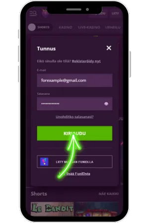 Confirm your login by clicking